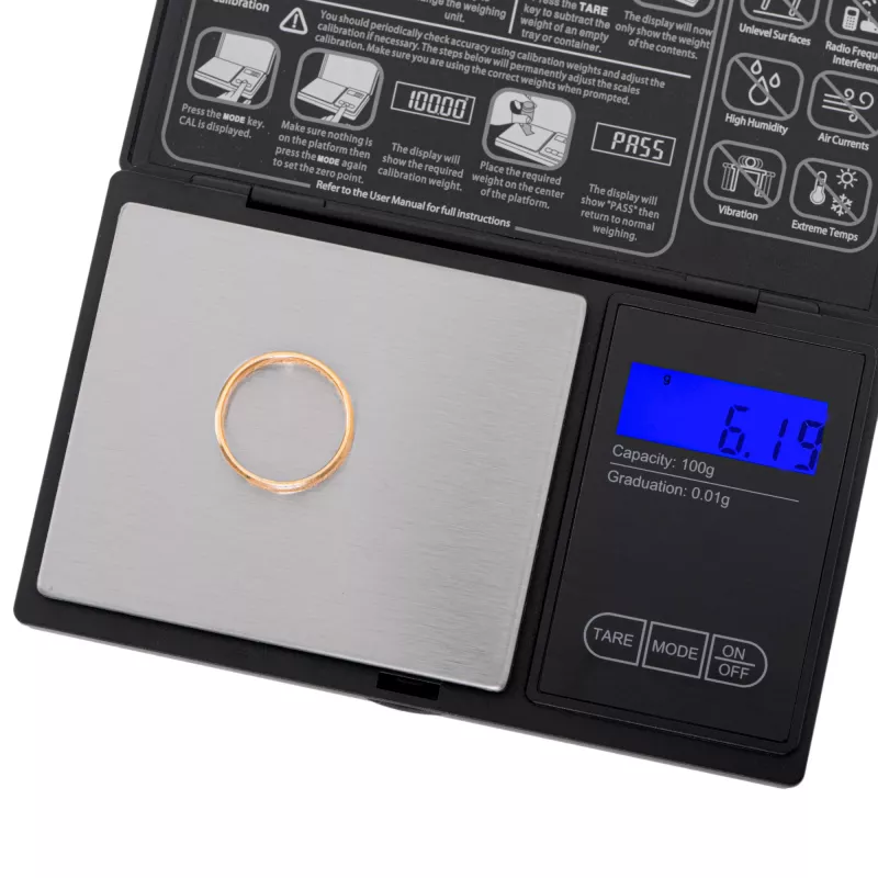 Adler | tarkkuusvaaka | AD 3176 | enimmäiskantavuus 0,1 kg | musta