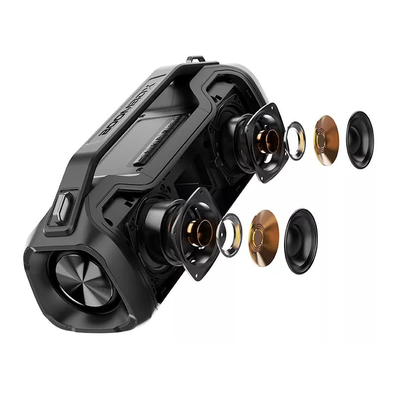 Stereo kannettava kaiutin TRACER BigBoy TWS Bluetooth 40 W RMS, Bluetooth 5.3, 12 h akku, musta