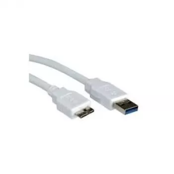 VALUE - USB-kaapeli - 9-pin USB Type-A (uros) - 10-pin Micro-USB Type-B (uros) - 15 cm (USB 3.0) - valkoinen (11.99.8876)