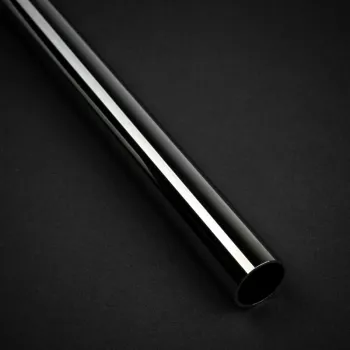 Bitspower None Chamfer messinki jäykkä putki 14 mm UL, 500 mm, musta kiiltävä
