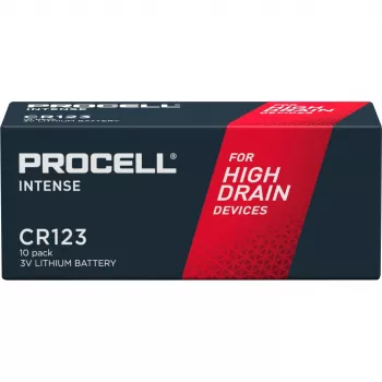 Litiumparisto Duracell CR123A 3V — yksittäinen kenno, 3V nimellisjännite
