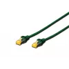 Patch-kaapeli Digitus CAT 6A S/FTP DK-1644-A-010/G 1 m vihreä