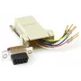 Kaapelin sukupuolenmuunnin MicroConnect SAD008 — RJ45 F - DB9 F, beige