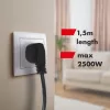 Pistorasia 250VAC/10A 1,5 m MCE509 B