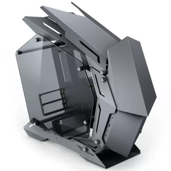 Jonsbo MOD3 Mini Micro-ATX -tornikotelo, show-malli, karkaistu lasi - harmaa - tornikotelo