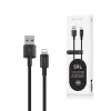 USB-A–Lightning-kaapeli Orsen S9L 1 m 2,1A — musta