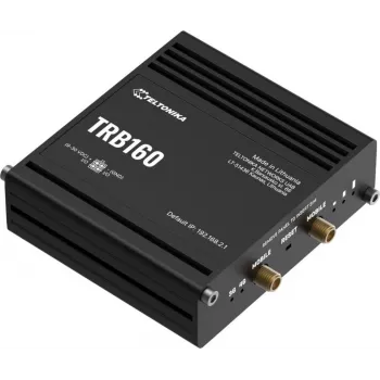 Teltonika teollisuus 4G LTE CAT6 IoT-yhdyskäytävä, digitaalinen I/O, USB, RMS-tuki LTE-yhdyskäytävät (TRB160)