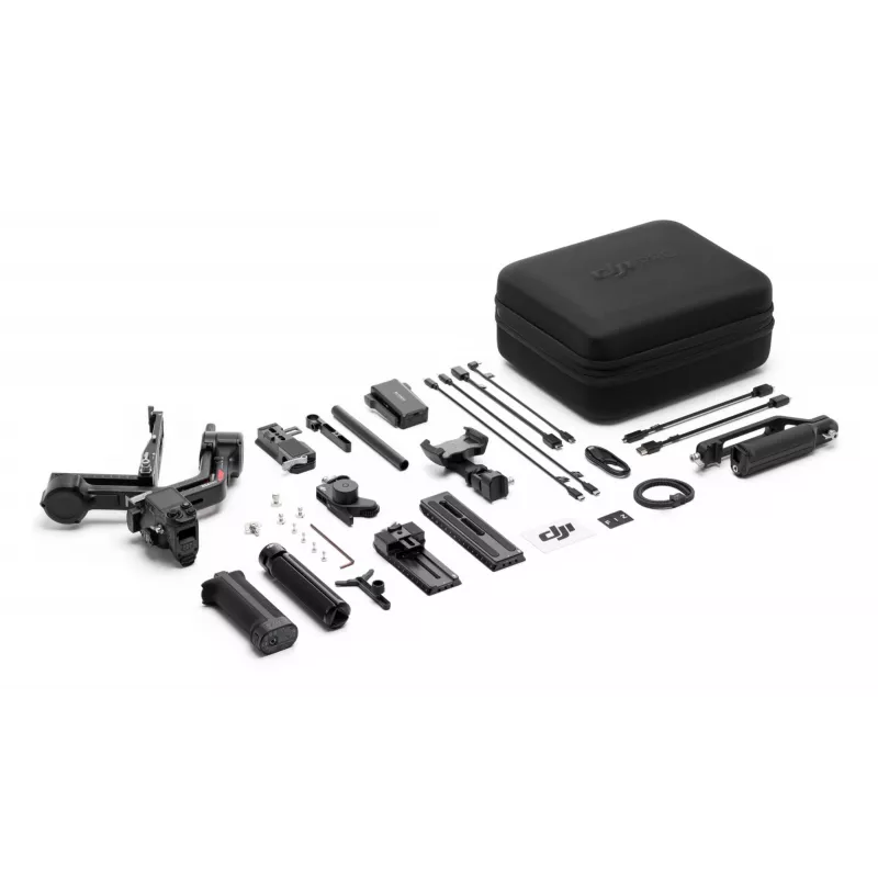 Käsikameravakain DJI RS 4 Pro Combo musta hiilikuitu 13h akku