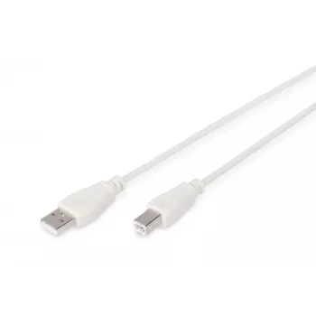 Assmann USB-liitäntäkaapeli. tyyppi A - B M/M. 1,8 m. USB 2.0 -yhteensopiva. UL. be (AK-300102-018-E)