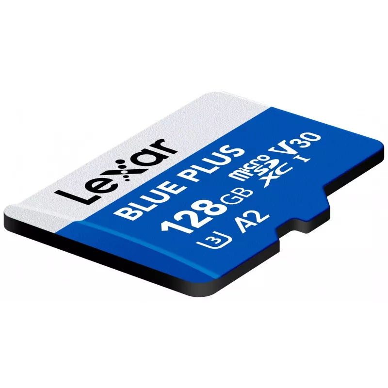 MicroSDXC-muistikortti Lexar BLUE PLUS 128 GB UHS-I U3 V30 170 MB/s