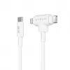 HYPER HyperJuice USB-kaapeli USB 2.0 1,5 m USB-C USB-C/Lightning valkoinen