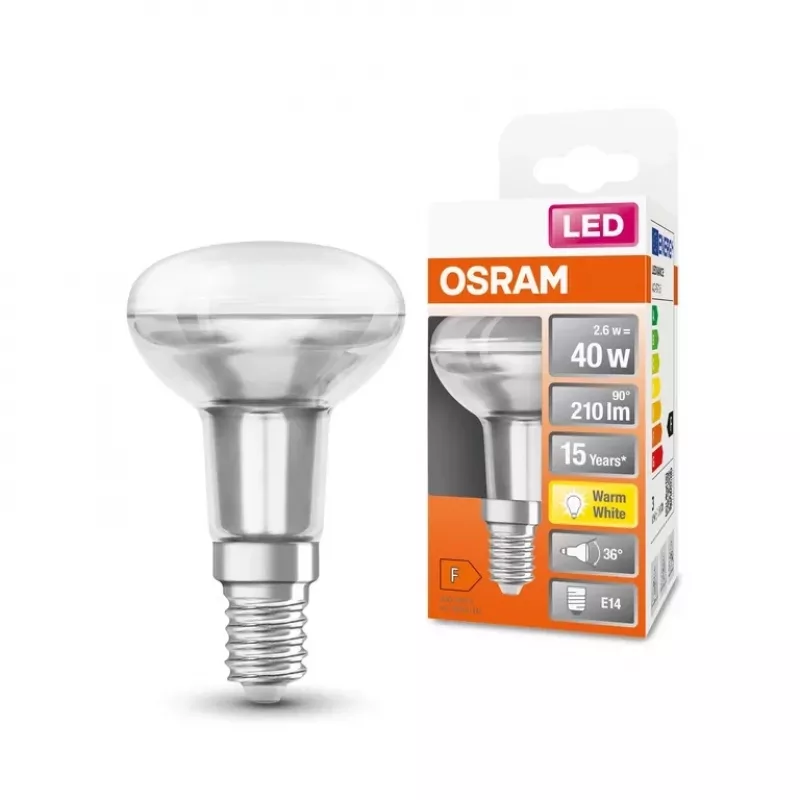 LED-lamppu Osram STAR 2,6 W E14 lämmin valkoinen 2700 K 210 lm