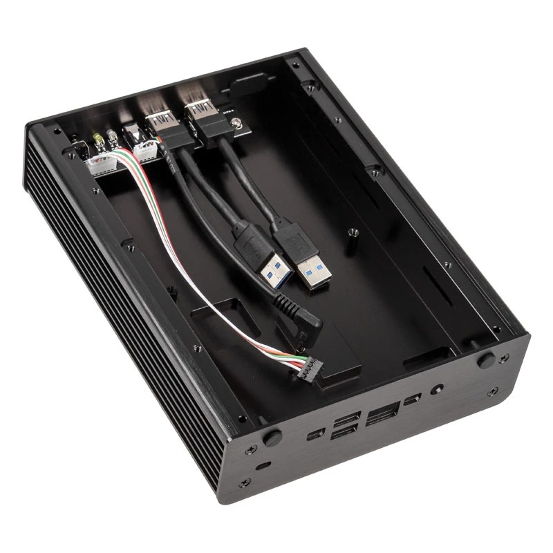 PC-kotelo Akasa Newton MC Small Form Factor (SFF) musta