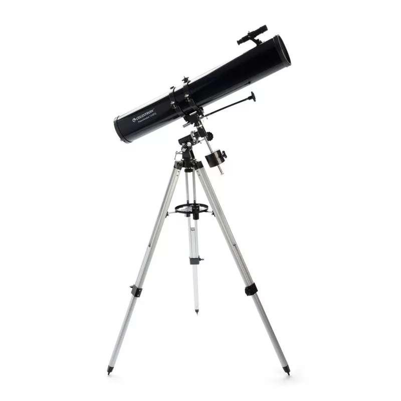 Celestron PowerSeeker 114EQ refraktori 45x musta