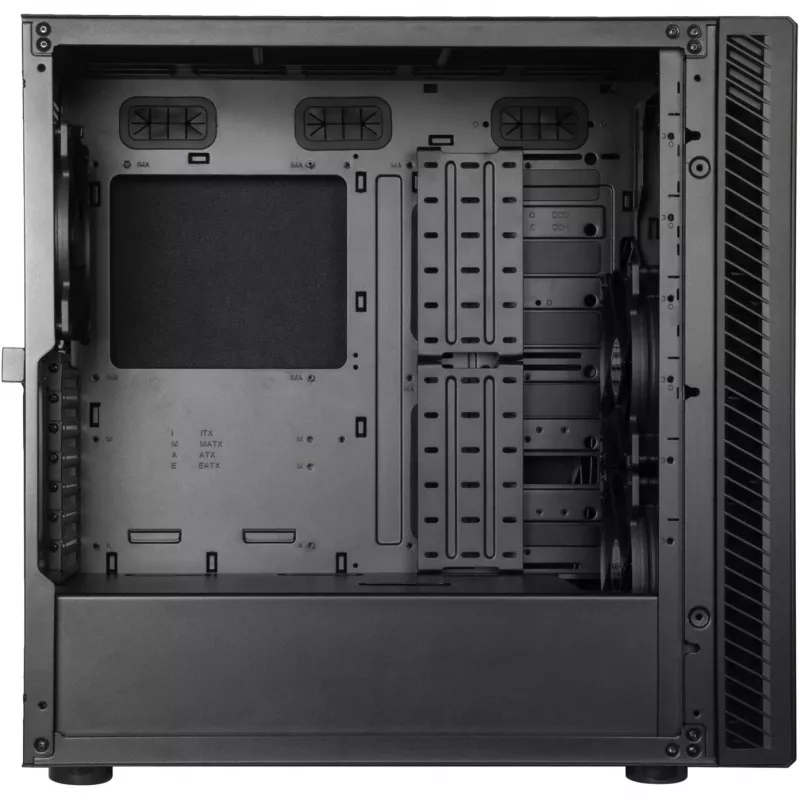 SilverStone SETA Q1 Midi Tower -kotelo, musta