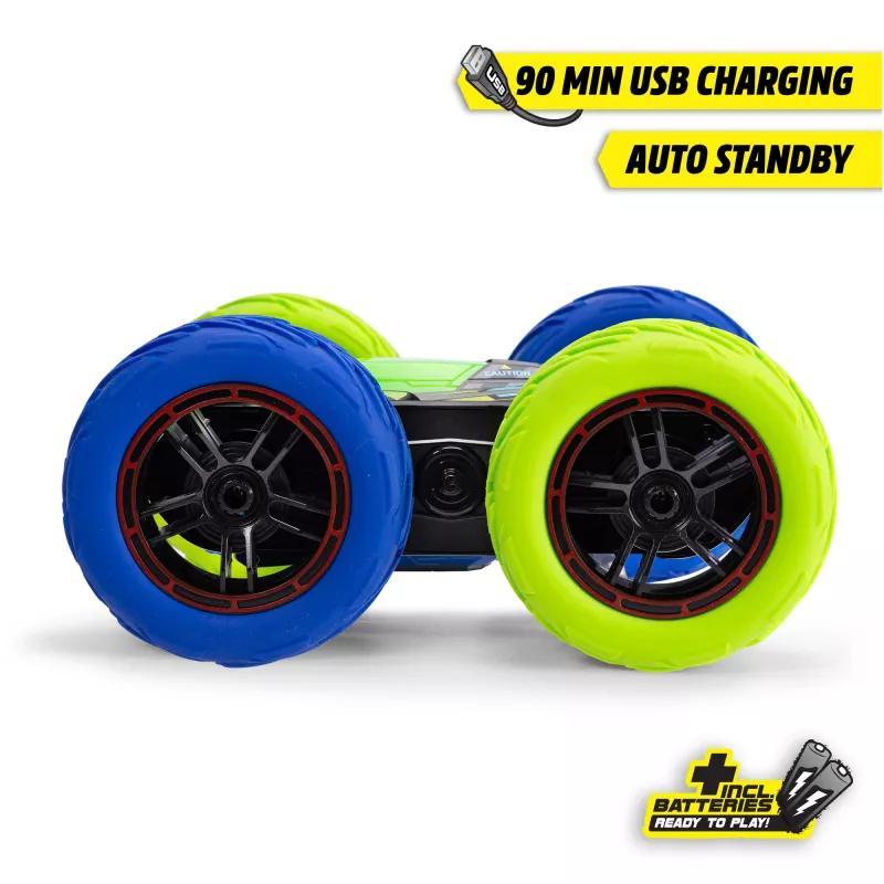 Kauko-ohjattava auto Dickie Cyber Flip RTR 2,4 GHz — malli 201105010, ajovalmis