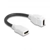 HDMI-kaapeli DeLOCK 90684 HDMI tyyppi A standardi 0,2 m valkoinen