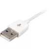 Delock - video-/audiosovitin - USB, 15 pin D-Sub (DB-15) uros - HDMI naaras - 25cm - valkoinen (62460)