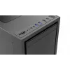 Gembird Fornax K500 ATX-tietokonekotelo, midi-torni, musta
