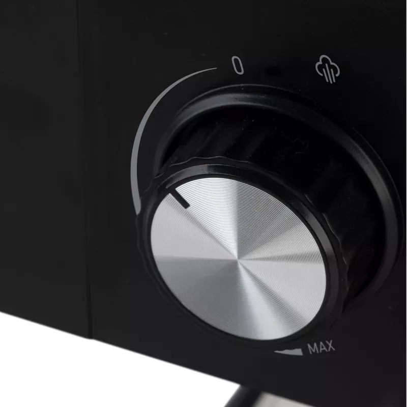 Jata JECA2525 espressokeitin, 20 bar, 850 W, 1,8 l vesisäiliö, höyryputki, musta / ruostumaton teräs