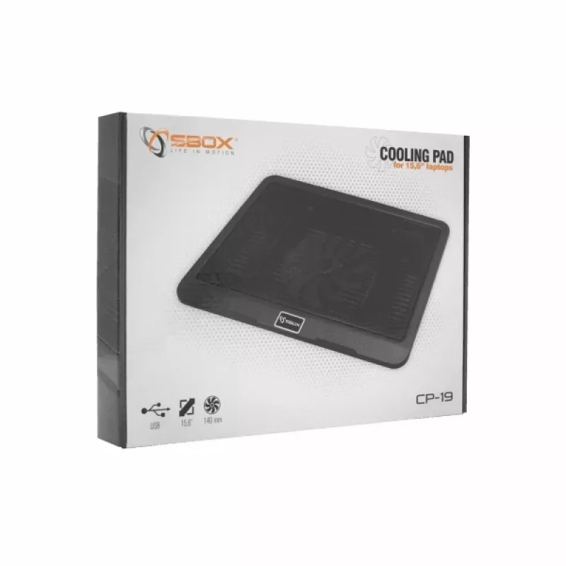 Sbox CP-19 jäähdytysalusta 15,6