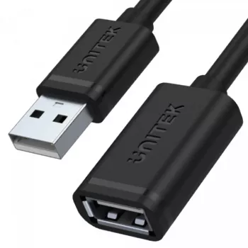 USB-kaapeli UNITEK Y-C447GBK 0,5 m USB 2.0 musta