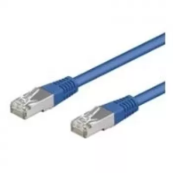 Wentronic Goobay CAT 5e -verkkokaapeli, SF/UTP, sininen, 0,25 m – CCA kuparisekoitus (95203)