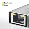 USB-A/-C - 2,5G Ethernet-sovitin, harmaa