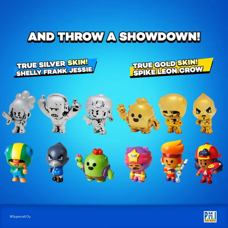 Brawl Stars S1 -figuurit – 8 kpl:n pakkaus Deluxe Box VER.B