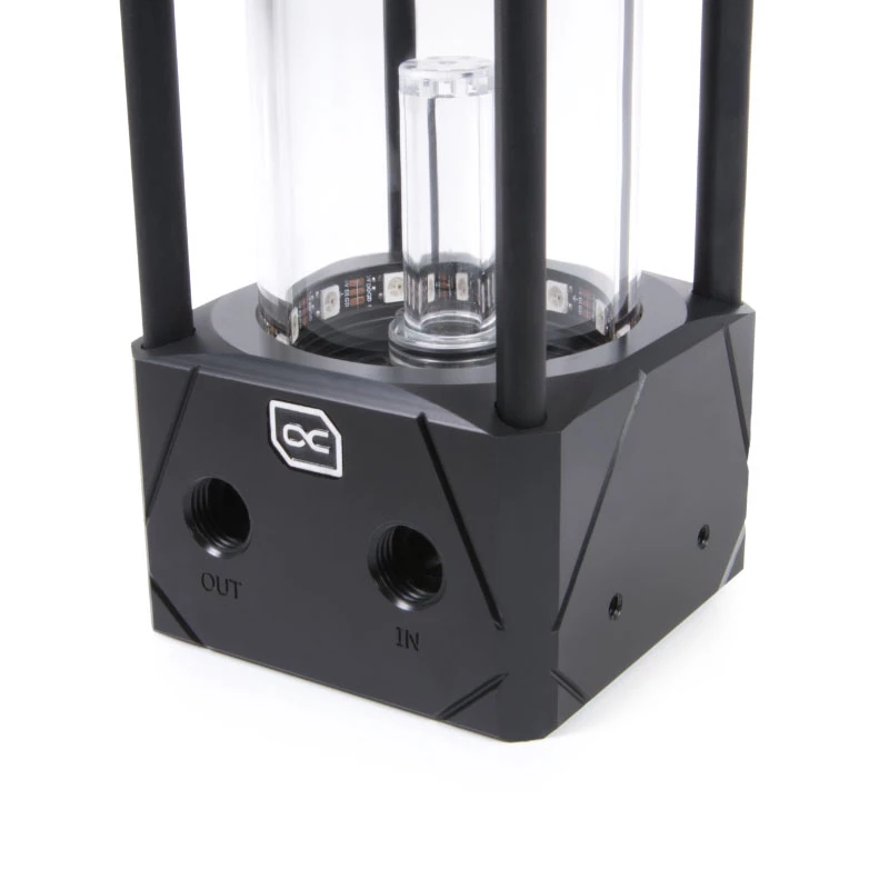 Alphacool Eisbecher Aurora D5 150 mm paisuntasäiliö VPP Apex D5 -pumpulla, asetaali/lasi (13327)