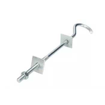 Kaapelikoukku Extralink Hook ripustussilmukalle 12/230mm M12 hopea