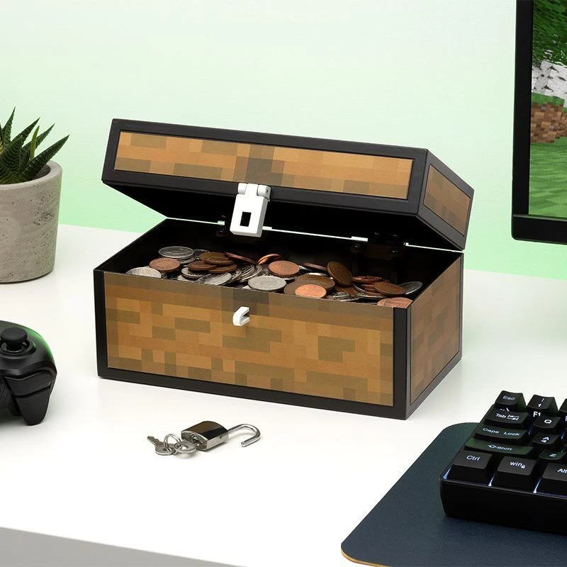 Säästöpossu Paladone Minecraft-arkkumalli PP13601MCF kolikkopankki lapsille ja faneille