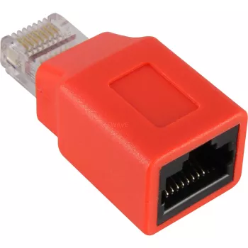 Wentronic Goobay CAT 5e RJ45-liitin/liitäntä, crossover - 100-M-Hz-verkoille (68912)