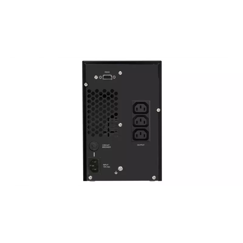 Infosec E4 Value 1000 keskeytymätön virransyöttö (UPS) kaksoismuunnin (Online) 1 kVA 3 AC-lähtöä