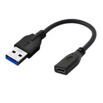 Microconnect USB3.0ACF02 USB-kaapeli USB 3.2 Gen 1 (3.1 Gen 1) 0,2 m USB A USB C musta