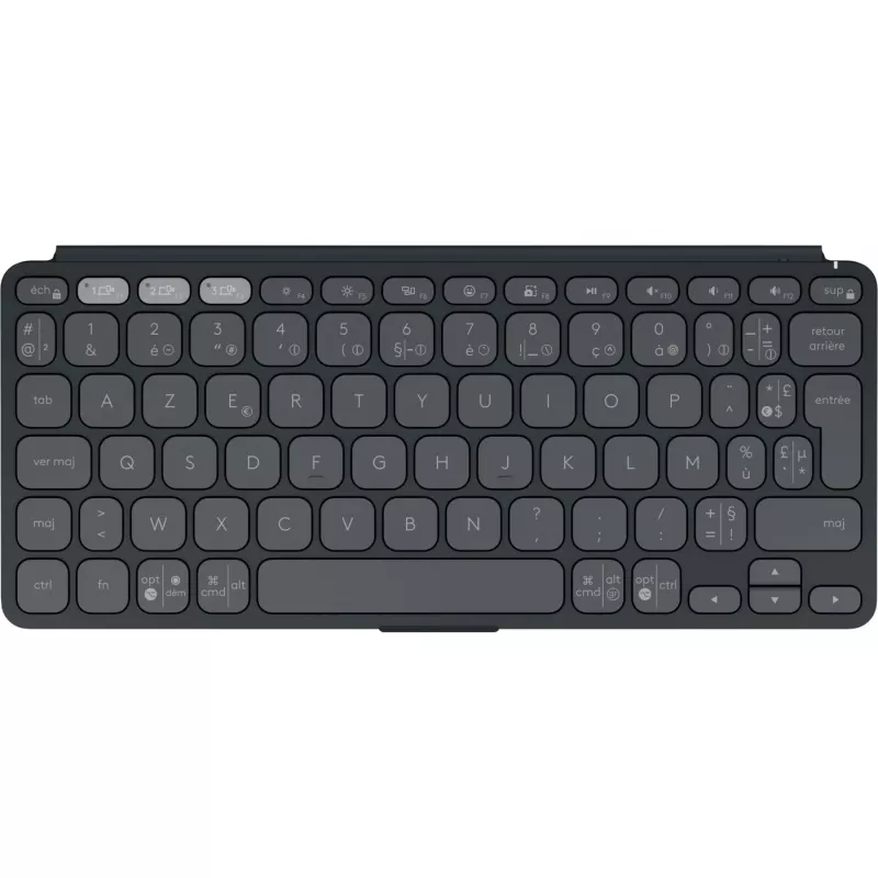 Logitech Keys-To-Go 2 näppäimistö yleiskäyttöön Bluetooth AZERTY ranska grafiitti