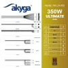 Akyga AK-U4-350 Ultimate 350 W ATX-virtalähde, 80 PLUS Bronze, aktiivinen PFC, 120 mm tuuletin