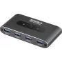 SpeaKa Professional 2-porttinen USB 3.2 Gen 1 -kytkin (USB 3.0) harmaa (SP-13712096)