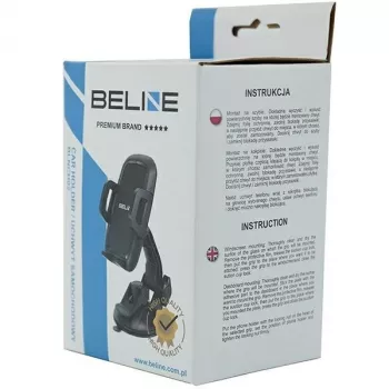 Auton puhelinteline Beline Beli02131 2in1 tuulilasin teline säädettävällä kulmalla