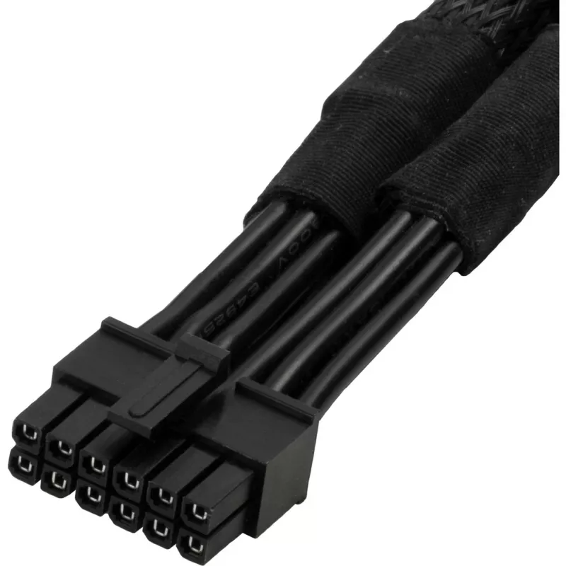 Virtalähdekaapeli SILVERSTONE SST-PP12-PCIE 12V PCIe-liitin näytönohjaimille