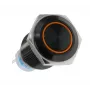 Lamptron LAMP-SW1616L-H ilkivaltasuojattu painike / kytkin, 16 mm, Blackline, oranssi