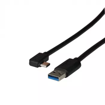 EFB-Elektronik USB 3.2 Gen1 5Gbit 3A -kaapeli, Type-A-uros – Type-C-uros 90°, 3 m Valmistaja: EFB Elektronik (EBUSBC-USBC5GAK.3)