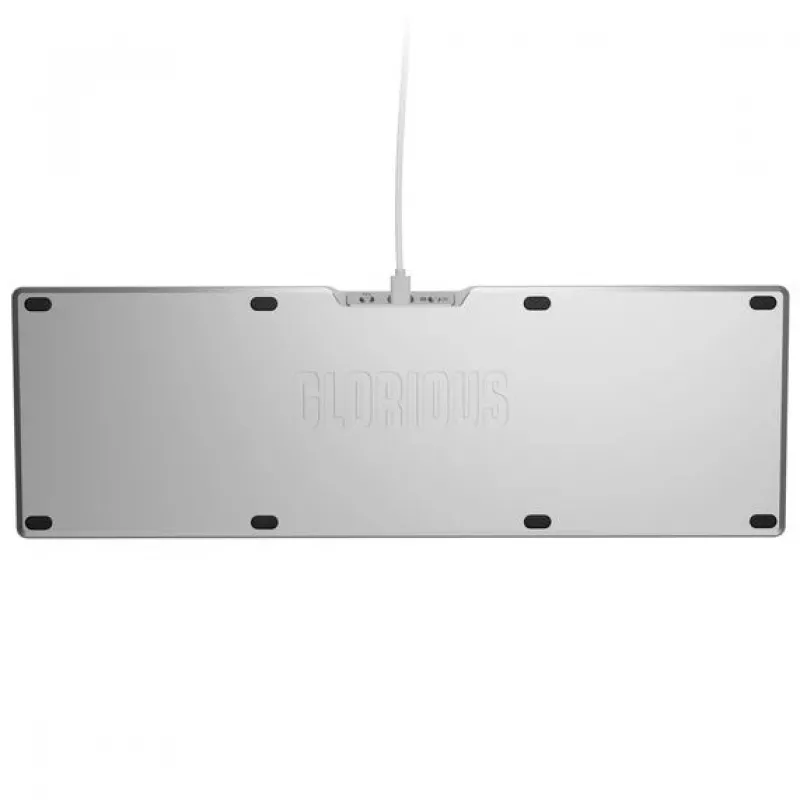 Mekaaninen näppäimistö GLORIOUS GMMK 3 Pro 100 % Pre-Built ANSI US-asettelu, Fox-kytkimet, hopea