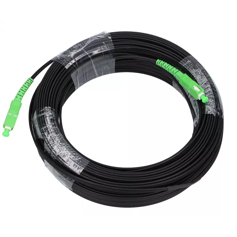 Kuitukaapeli Extralink EX.19348 15 m SC–SC FTTH G.657.A2 musta/vihreä