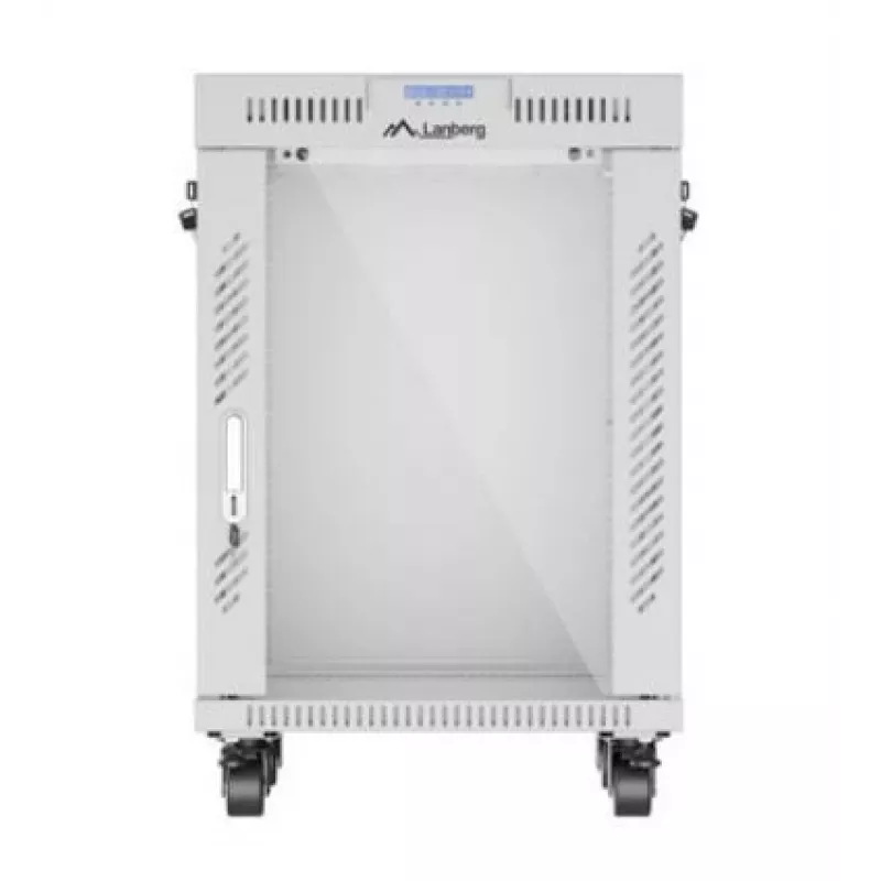 Lanberg FF01-6615-12SL rackkaappi 15U vapaasti seisova rack harmaa