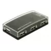 USB-keskitin DeLOCK 4 porttia ulkoinen USB 2.0 480 Mbit/s