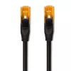 UTP-patchkaapeli QOLTEC 30 m Cat6 2×RJ45 musta