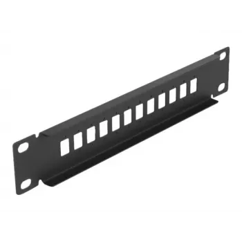 Kuitu-patch-paneeli DeLOCK 10 inch 12 port SC Simplex LC Duplex 1U musta