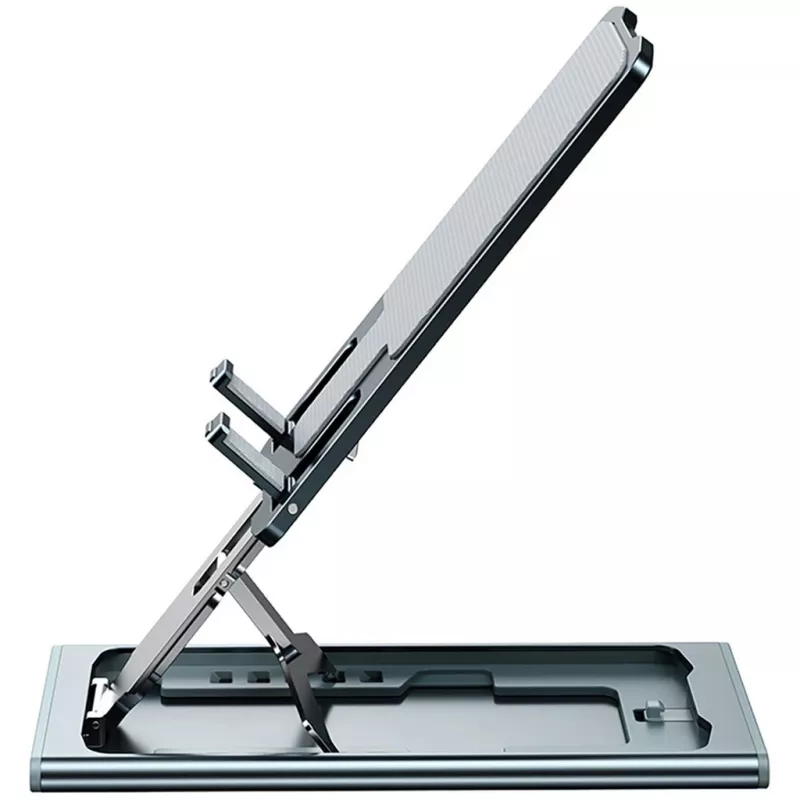 Passiivinen pidike Inter-Tech MTS-105 matkapuhelimelle älypuhelimelle tabletille UMPC harmaa