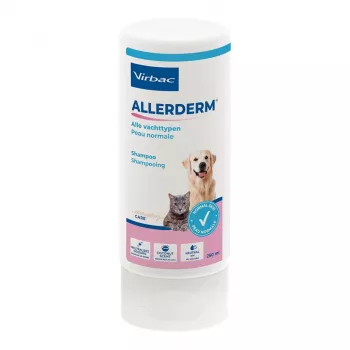 VIRBAC Allerderm Normal shampoo 250 ml – hellävarainen lemmikin ihonhoito koirille ja kissoille